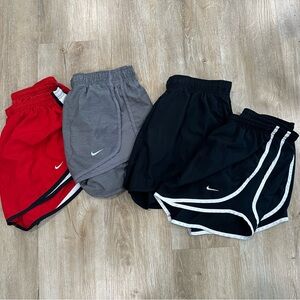 Nike Athletic Shorts lot - Red, Gray, Black